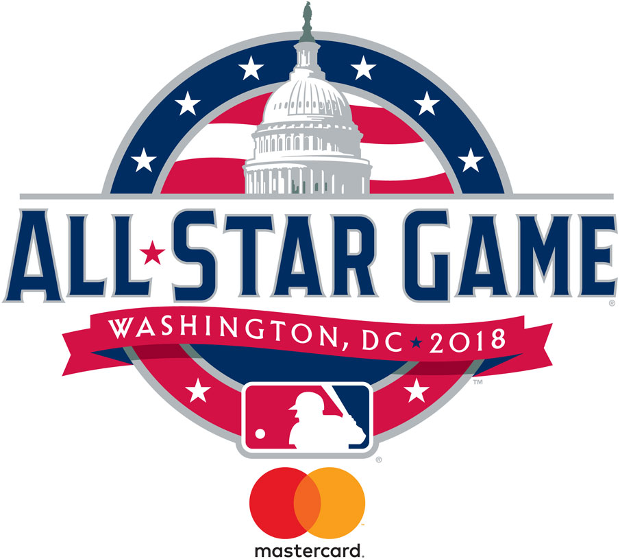MLB All-Star Game 2018 Sponsored Logo iron on heat transfer
